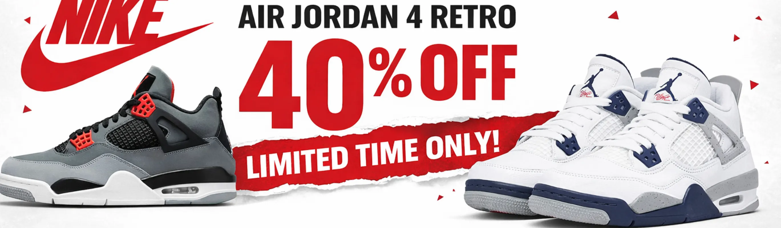 40% off in Nike brand