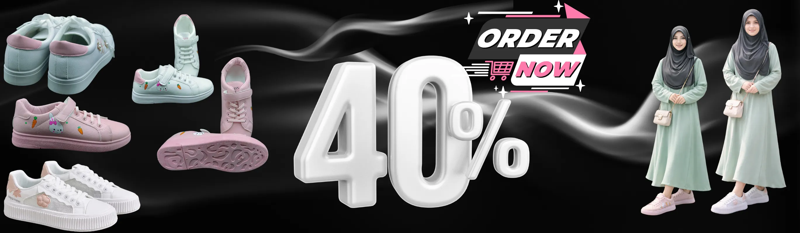40%off in all Cloth Shoes